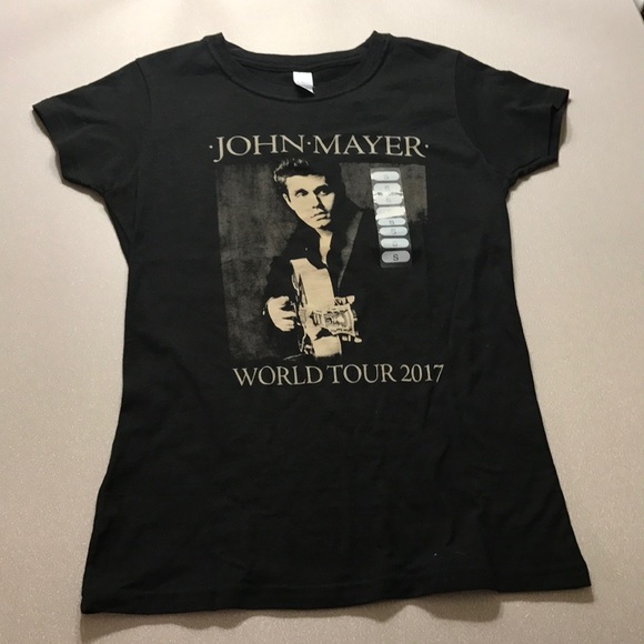Tultex Tops - John Mayer 2017 world tour tee NWT